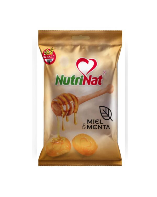 MIEL Y MENTA CARAMELOS DE MIEL Y MENTA - BOLSA DE 25 PAQUETITOS DE 50GRS