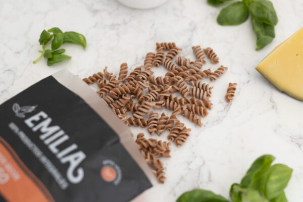 FIDEOS TIRABUZON DE HARINA INTEGRAL - EMILIA