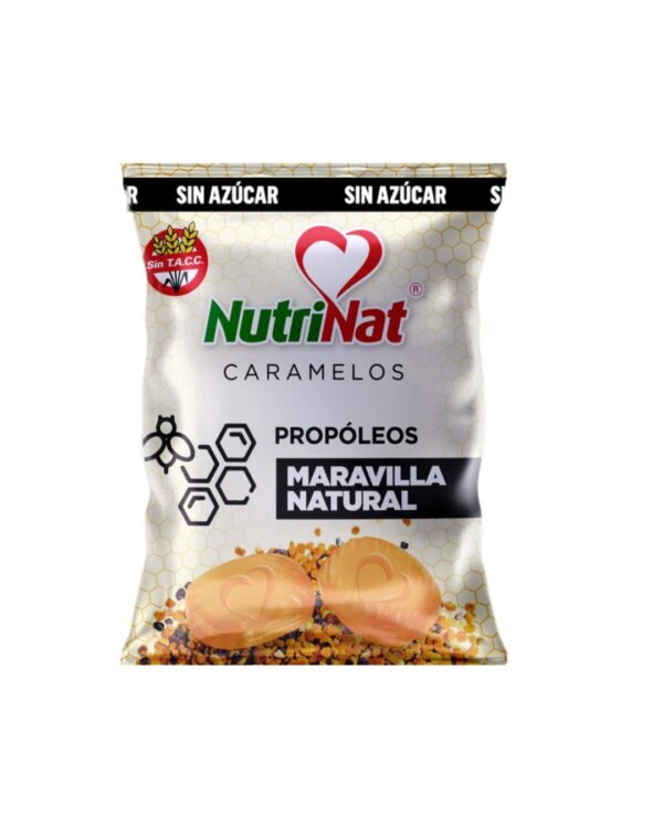 prop sin azucar CARAMELOS DE PROPOLEO -"SIN AZUCAR" - BOLSA DE 25 PAQUETITOS DE 50GRS